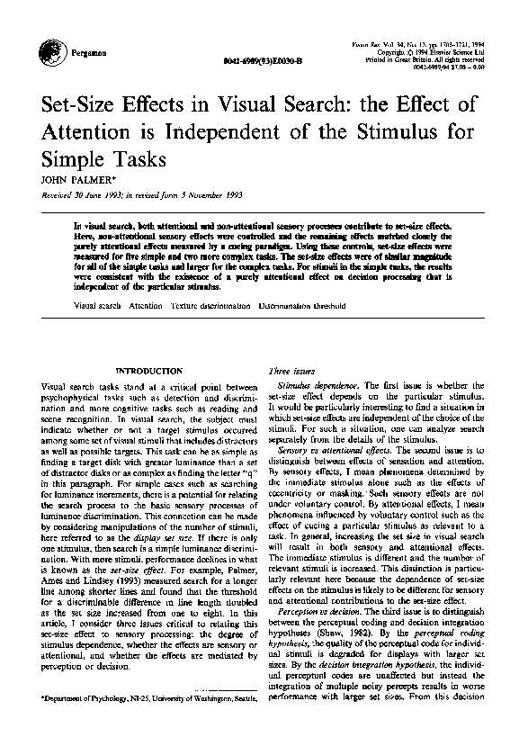 (PDF) Set-size effects in visual search : the effect of attention is ...