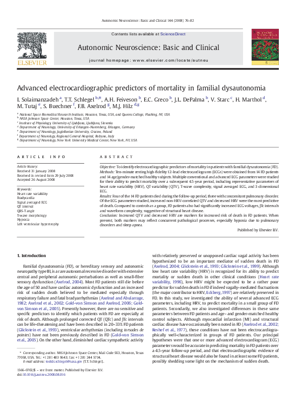 Familial dysautonomia diagnosis picture