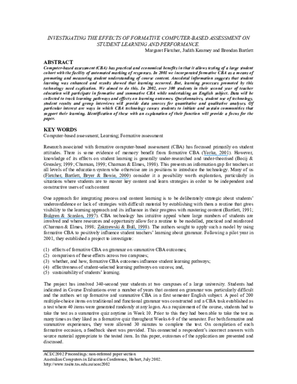 (PDF) Investigating the effects of formative computer-based assessment ...
