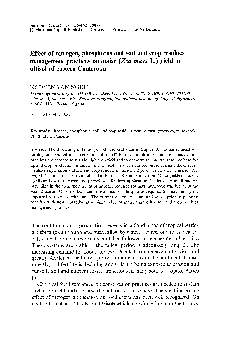 Nitrogen for plants image