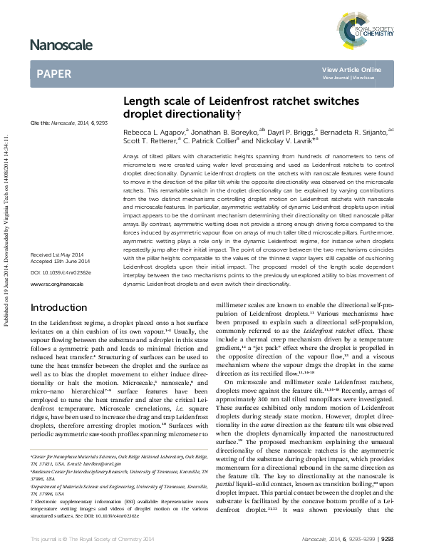 Leidenfrost effect at home image
