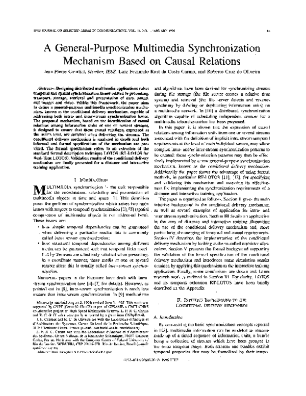 (PDF) A General-Purpose Multimedia Synchronization Mechanism Based on ...