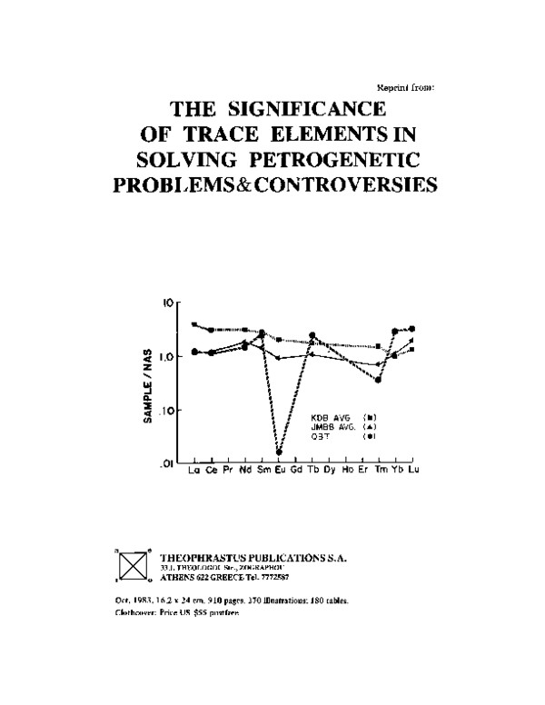 (PDF) The Identification of Silicate-liquid Immiscibility Processes ...