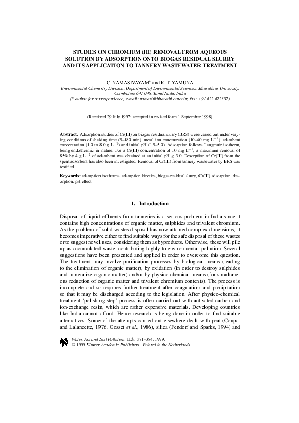 Chromium removal thesis 03 picture