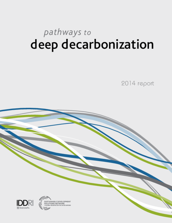 (PDF) Pathways to deep decarbonization. 2014 report