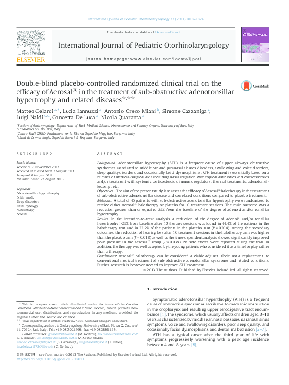 (PDF) A double-blind, placebo-controlled, randomized clinical study of ...