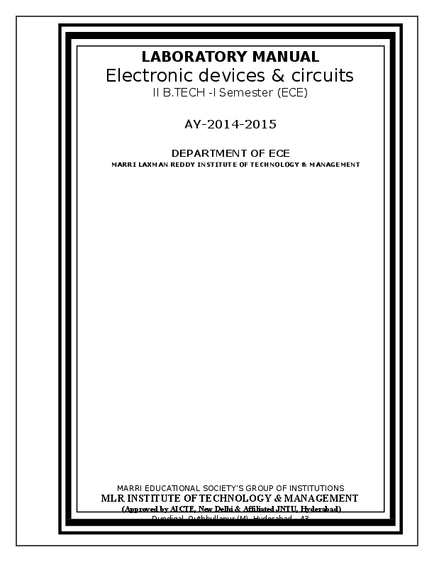 (DOC) EDC lab manual 201415[1] Manideep Gundeti Academia.edu