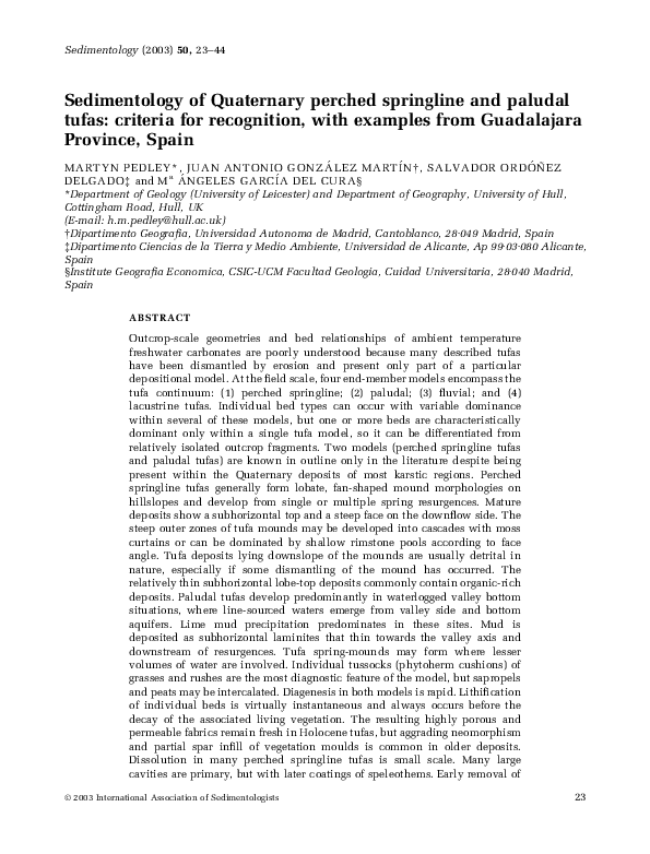 Sedimentology and stratigraphy image
