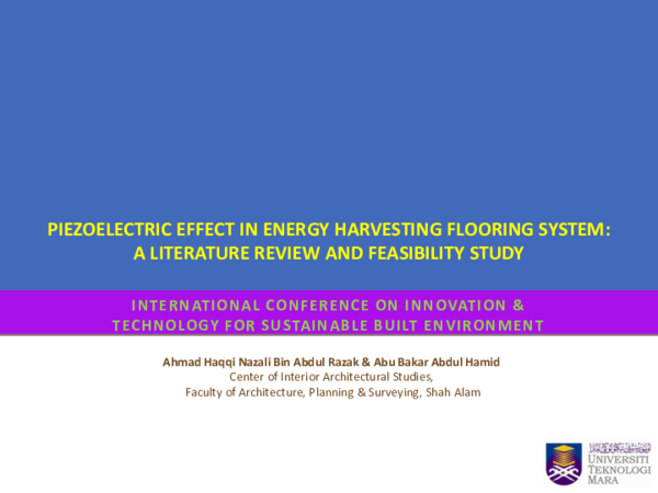Piezoelectric energy harvesting solutions: a review picture