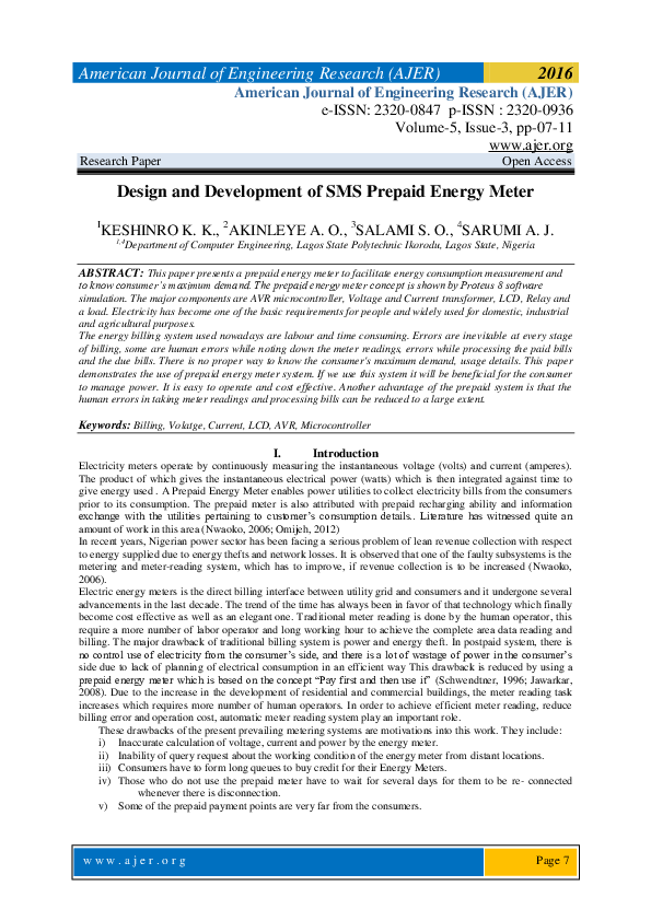 Electric meter prepaid card system picture