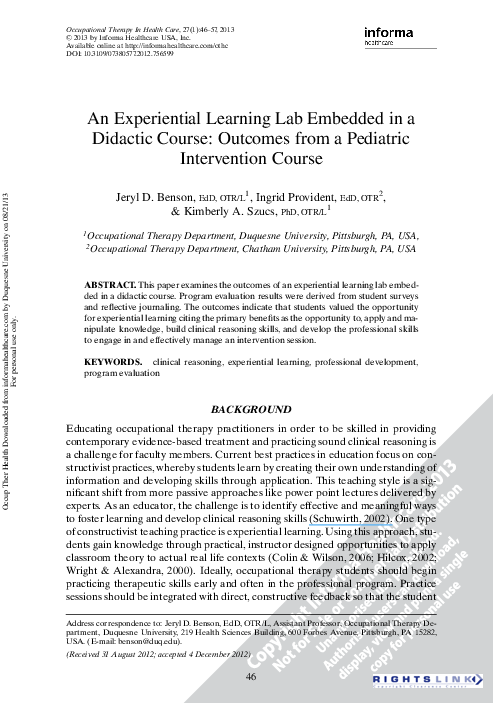 Clinical and didactic image