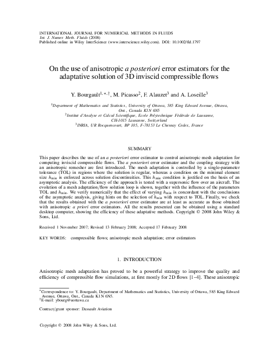 (PDF) On the use of anisotropic a posteriori error estimators for the ...