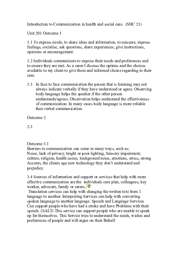 Communication shc essay 06 image