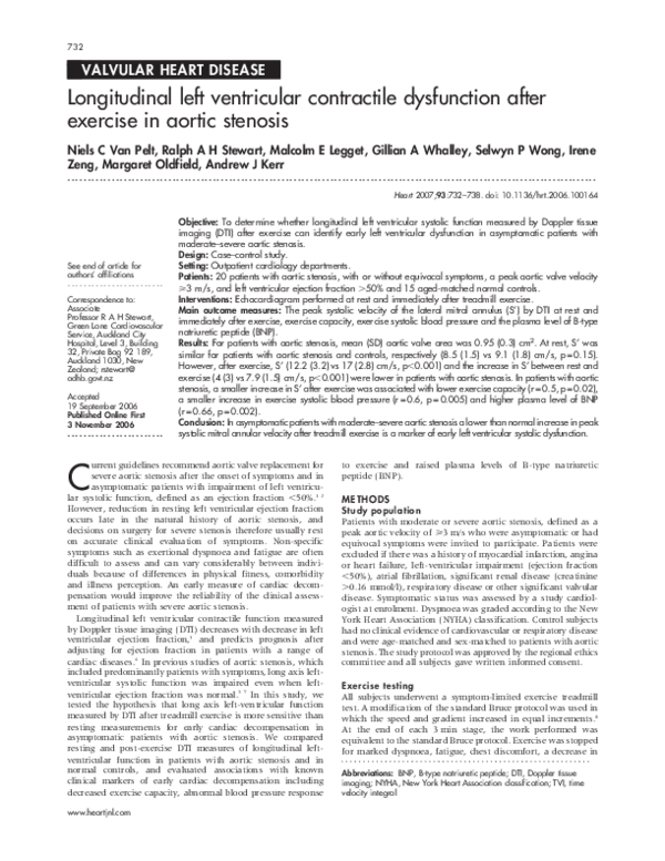 (PDF) Longitudinal left ventricular contractile dysfunction after ...