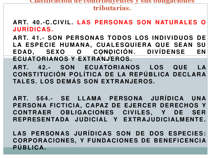 (PDF) Clasificacion de contribuyentes y sus obligaciones tributarias