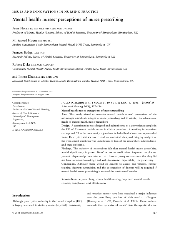 Registered nurse prescribing medication picture