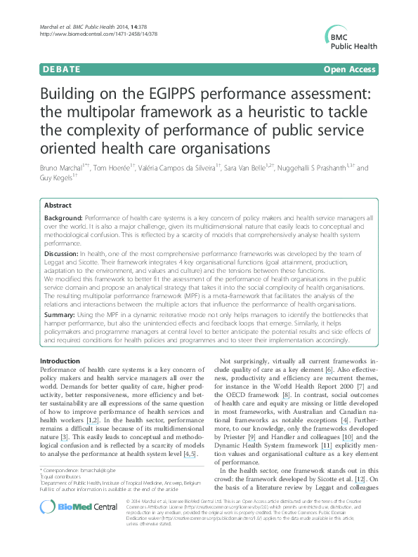 (PDF) Building on the EGIPPS performance assessment: the multipolar ...