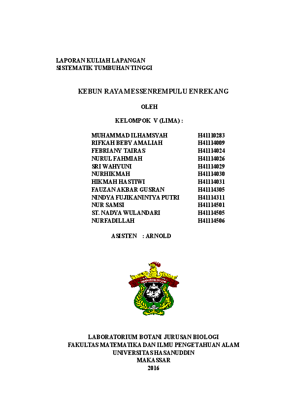 Foto Kebun Raya Massenrempulu