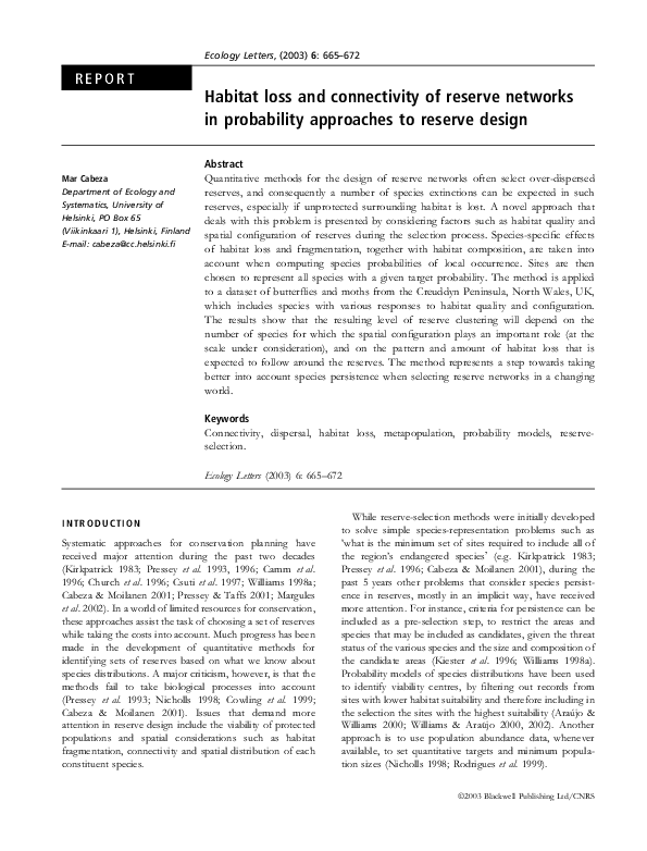 Loss of natural habitat image