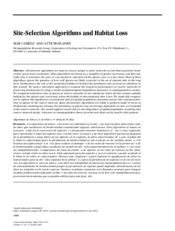 Facts about habitat loss picture