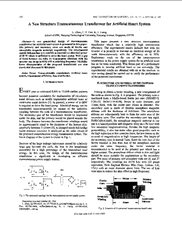 Artificial pumping of heart using transcutaneous transformer essay 03 image