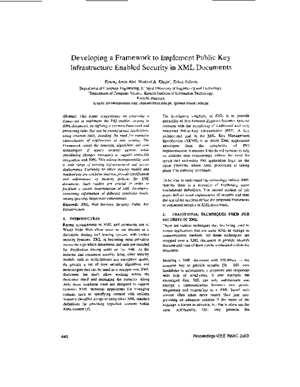 (PDF) Developing a framework to implement public key infrastructure ...