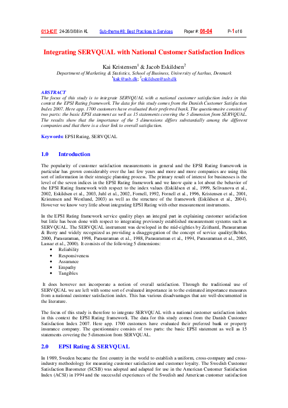 Essay on servqual picture