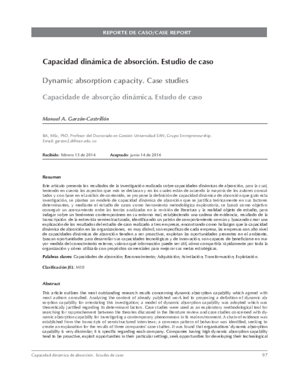 (PDF) Dynamic absorption capacity.