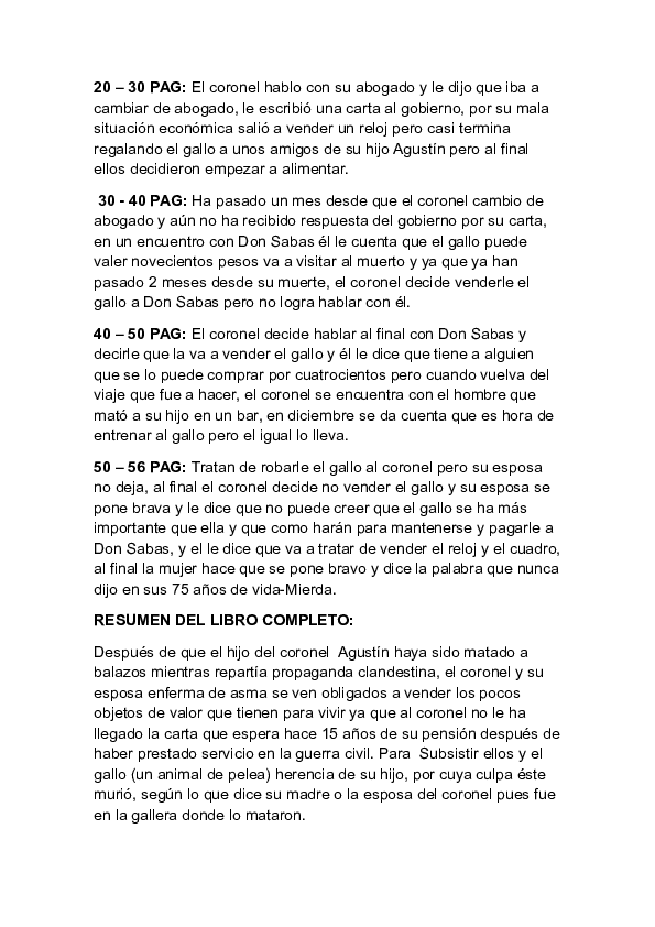 DOC resumen del coronel no tiene - Mini Magick20190206 20045 18x14o4 