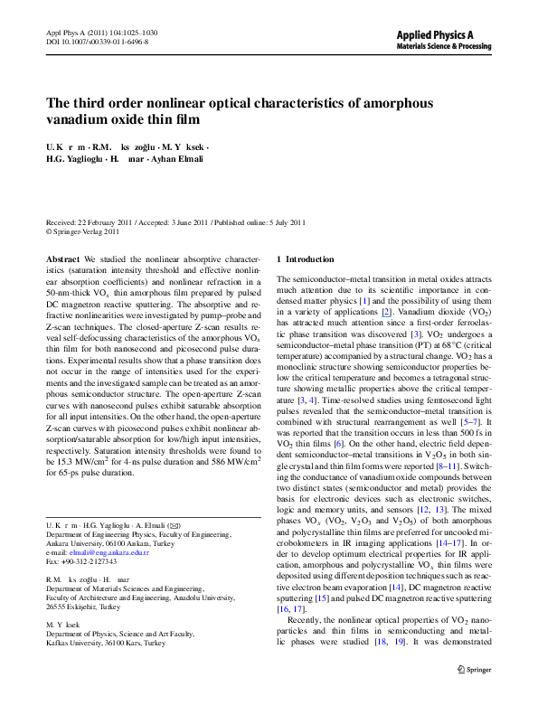 Vanadium essay image