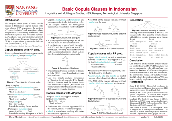 (PDF) Basic Copula Clauses in Indonesian
