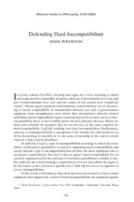 Arguments against soft determinism picture