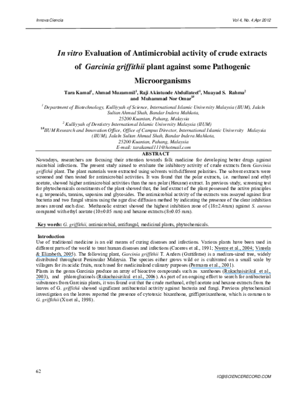 (PDF) In Vitro Evaluation of Antimicrobial Activity of Sealers and ...