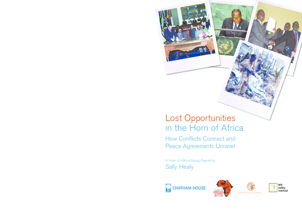 (PDF) Lost Opportunities in the Horn of Africa How Conflicts Connect ...