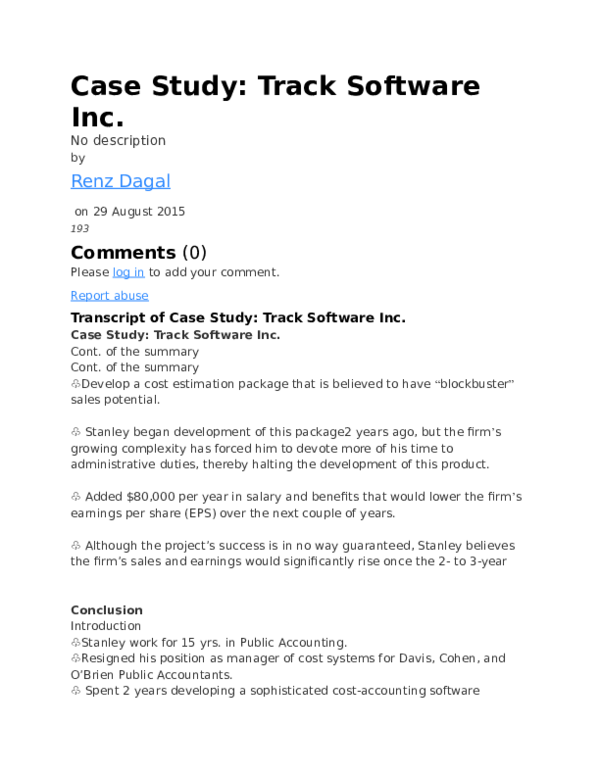 What is a transcript picture