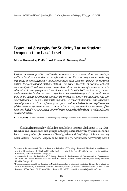 Hispanic dropouts essay 08 image