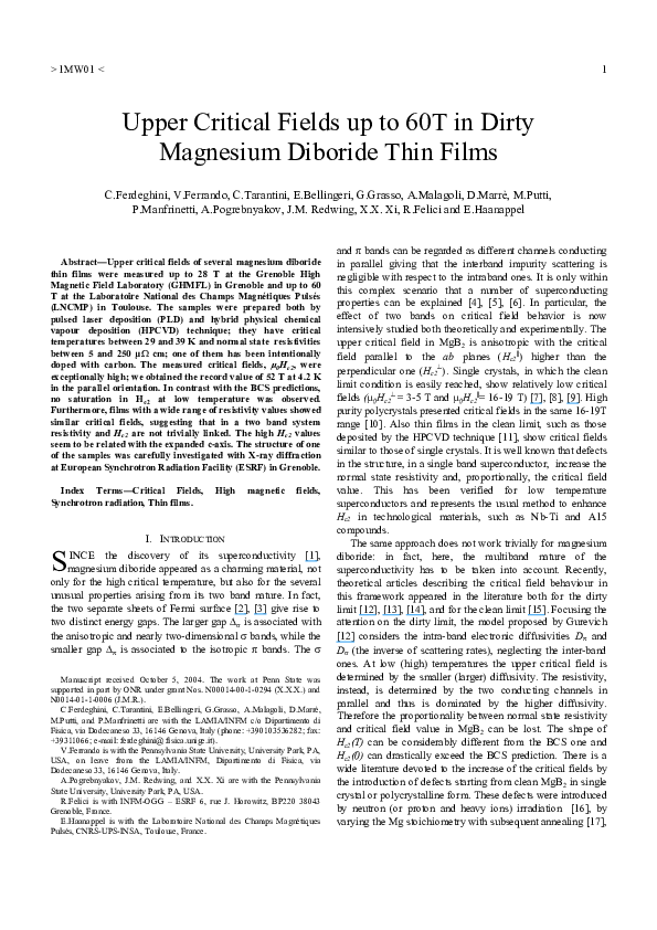 Magnesium diboride essay image