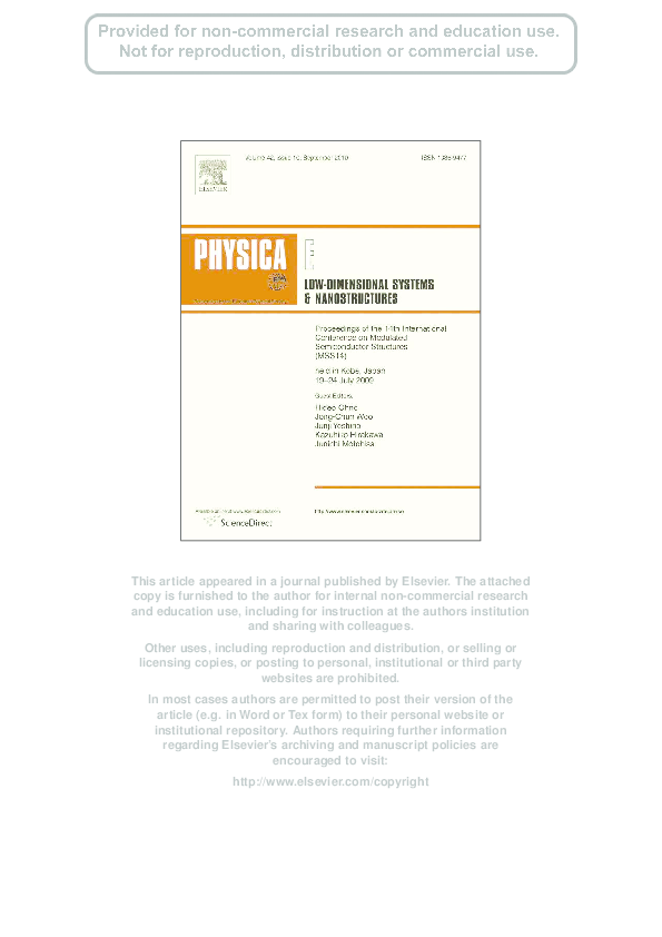 (PDF) Hot carrier solar cells: Principles, materials and design