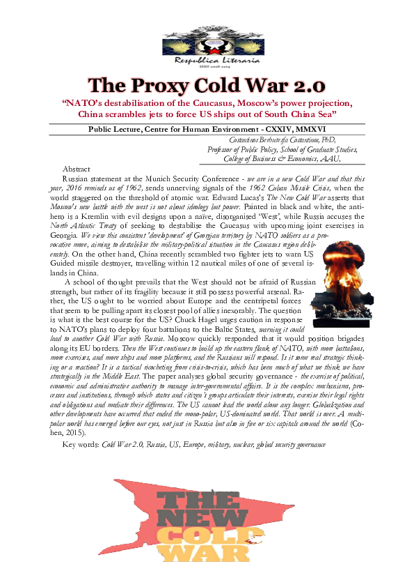 Proxy wars during the cold war picture