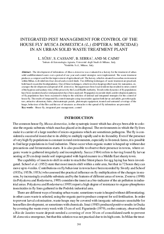 Short note on housefly picture