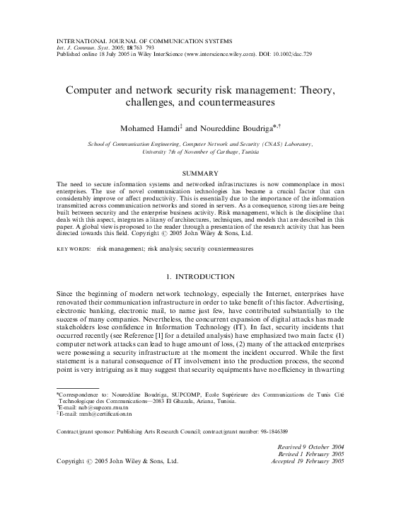 Technical Control Research Papers Academia Edu