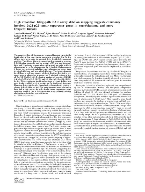  pdf high resolution tiling path bac array deletion mapping suggests