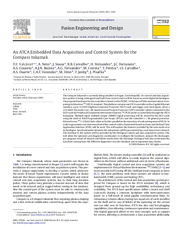 (PDF) An ATCA Embedded Data Acquisition and Control System for the ...