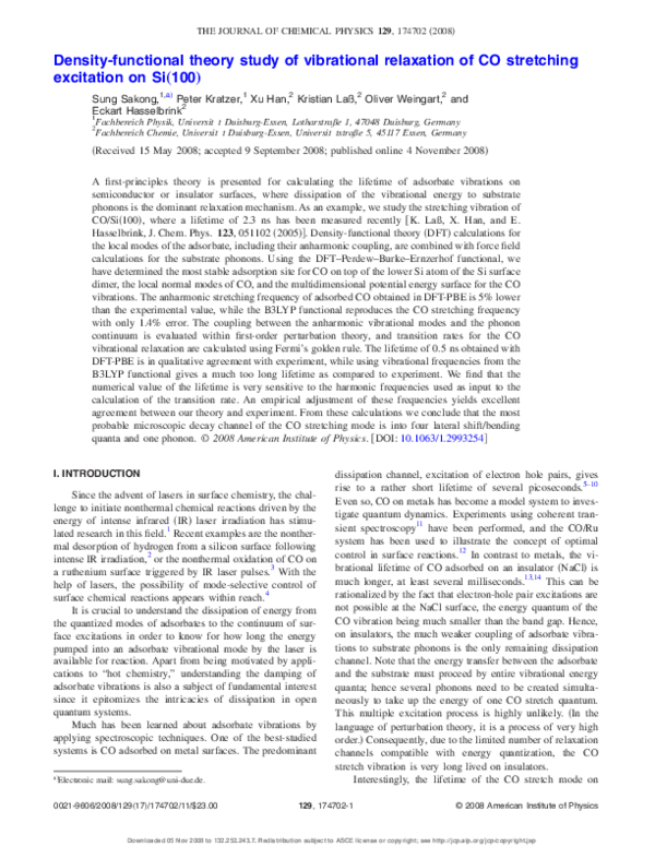 (PDF) Density functional theory study of vibrational spectra, and ...