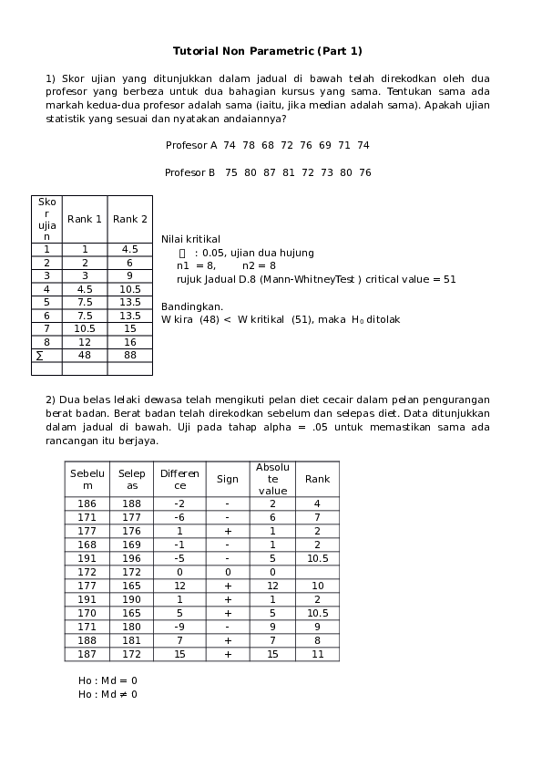 (DOC) Tutorial Non Parametric (Part 1