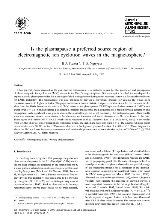 (PDF) Is the plasmapause a preferred source region of electromagnetic ...
