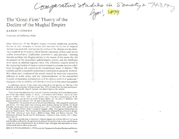 Causes of decline of mughal empire in points image