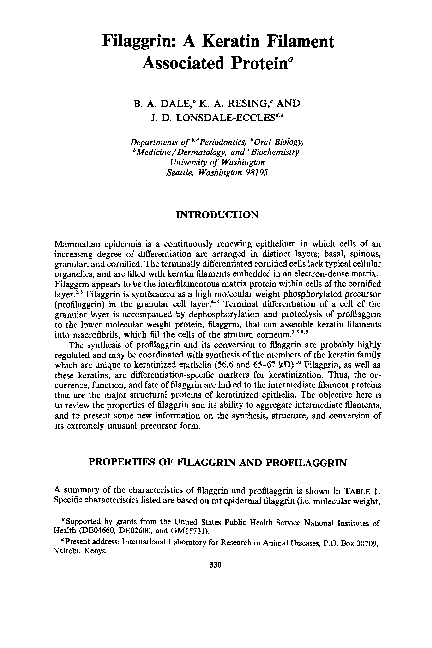 Keratin breakdown image