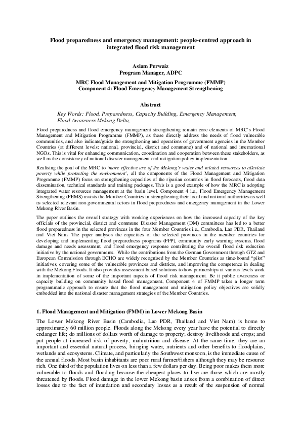 My experience about flood picture