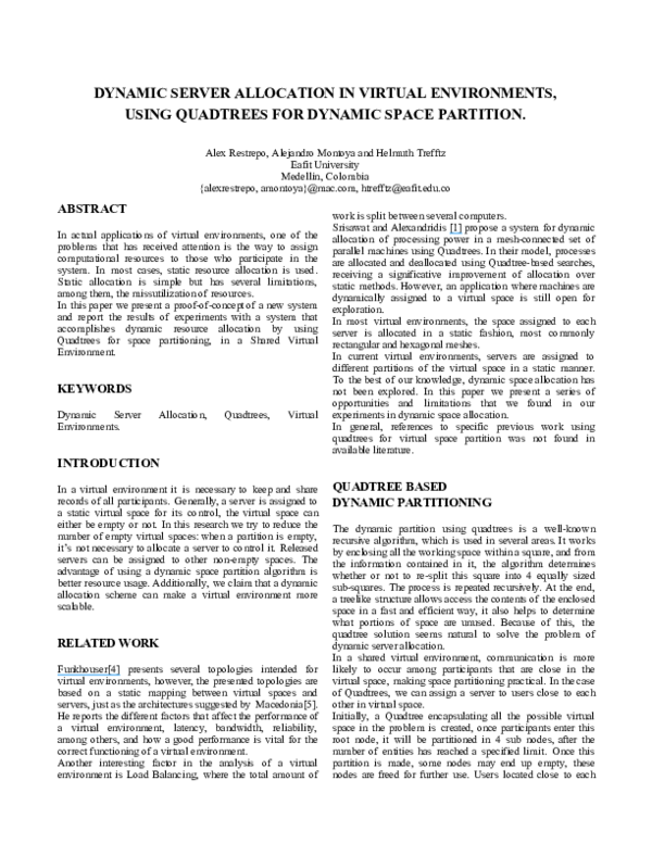 (PDF) DYNAMIC SERVER ALLOCATION IN VIRTUAL ENVIRONMENTS, USING ...